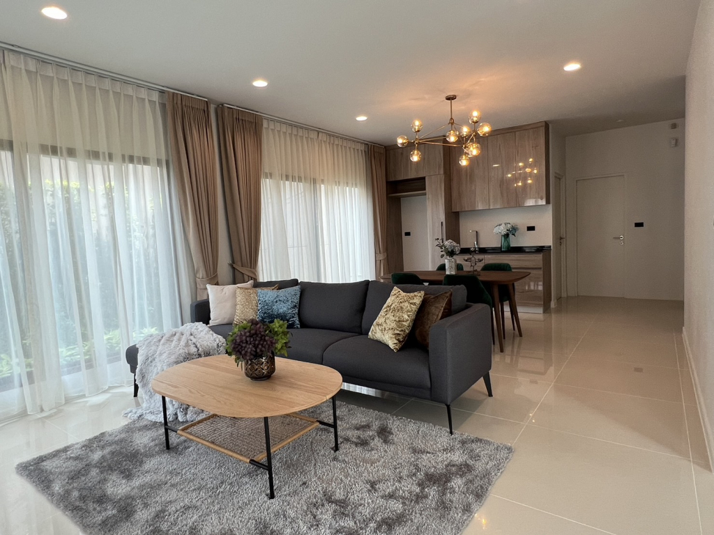For Rent Bangkok Single House Burasiri Krungthep Kreetha Bang Kapi BRE18826